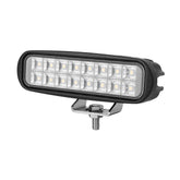 LED Machine Work Light|6''16W|PC Lens|Wide Flood|12V 24V DC